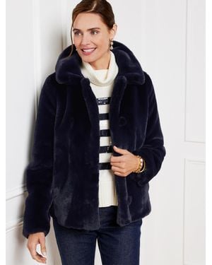 Talbots Faux Fur Coat - Natural