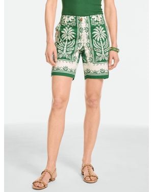 Talbots Heritage Twill Relaxed Chino Shorts - Green