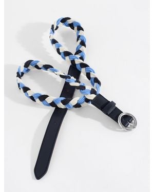 Talbots Braided Belt - Blue