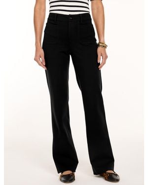Talbots Perfect Ponte Bootcut Trousers - Black