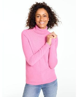 Talbots Perfect Cashmere Turtleneck - Pink