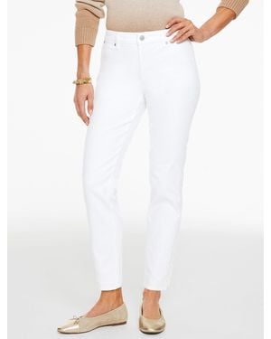 Talbots Slim Ankle Jeans - White