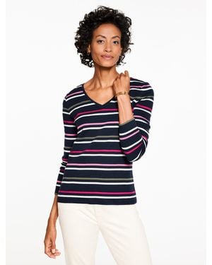 Talbots V-neck T-shirt - Blue