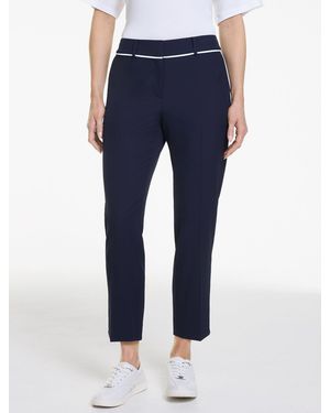 Talbots Twill Golf Trousers - Blue