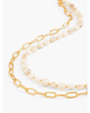 Talbots Mother-of-pearl Layered Necklace - Metallic