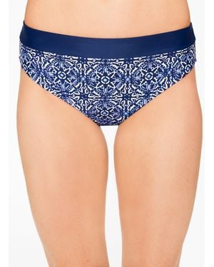 Aqua Club High Waist Swim Bottom - Blue