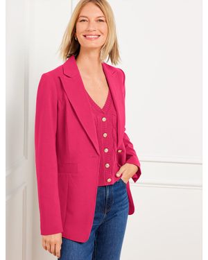 Talbots Tailored Stretch Blazer - Pink