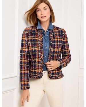 Talbots Tweed Jacket - Blue
