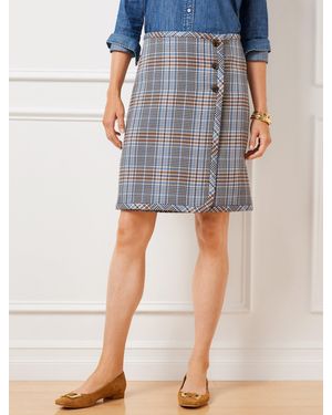 Talbots A-line Skirt - Blue