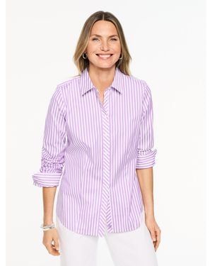 Talbots Non-iron Perfect Shirt - Purple