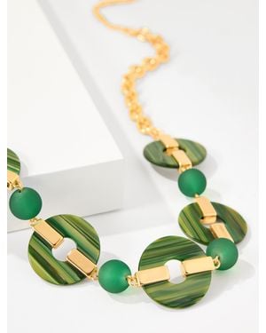Talbots Tory Tortoise Necklace - Green