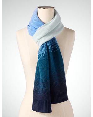 Talbots Ombré Cashmere Scarf - Blue