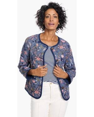 Talbots Quilted Jacket - Blue