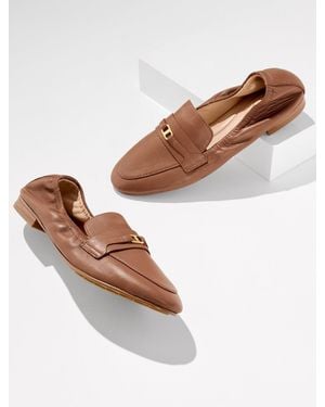Talbots Katrina Bit Nappa Loafers - Brown