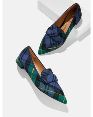 Talbots Scarlet Pointed Toe Loafers - Blue