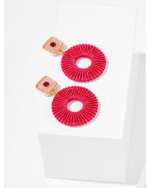 Talbots Ocean Sands Drop Earrings - White