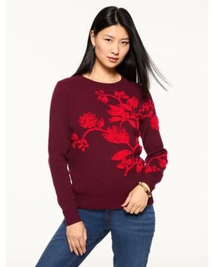 Talbots Crewneck Sweater Pullover - Red