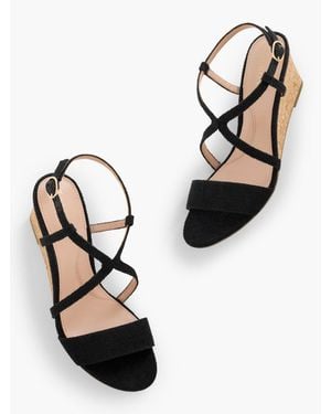 Talbots Royce Wedge Sandals - Natural