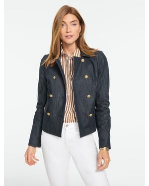 Talbots Refined Denim Short Jacket - Blue