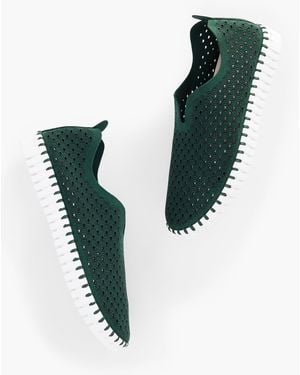 Ilse Jacobsen Tulip Slip-on Flats - Green