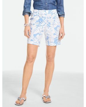 Talbots Seersucker Perfect Shorts - Blue