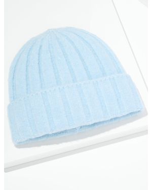 Talbots Soft Ribbed Beanie - Blue