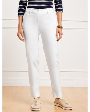 Talbots Straight Leg Perfect Chinos Pants - White