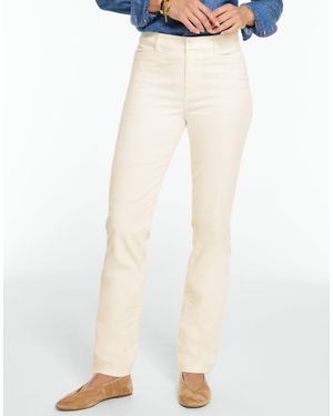 Talbots Velveteen Straight Leg Pants - White