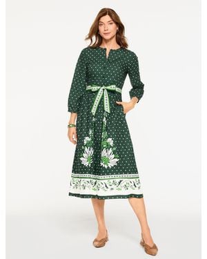 Talbots Modern Poplin Shirtdress - Green
