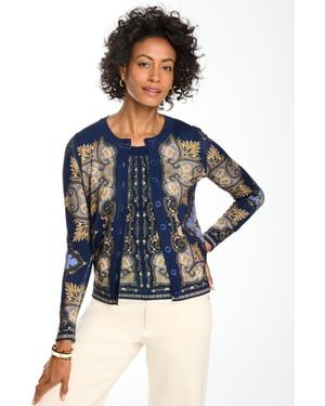 Talbots Charming Cardigan Sweater - Blue