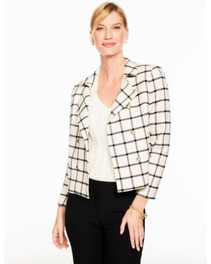 Talbots Double Breasted Jacket - White