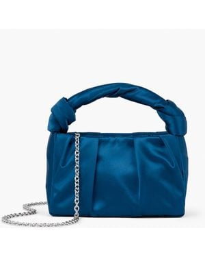 Talbots Satin Knotted Clutch - Blue