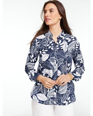 Talbots Modern Classic Shirt - Blue