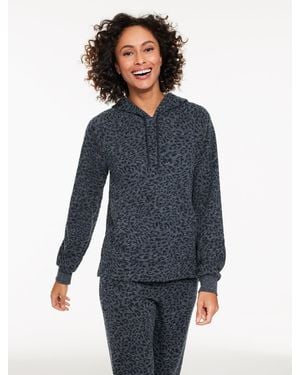 Talbots French Terry Hoodie - Blue