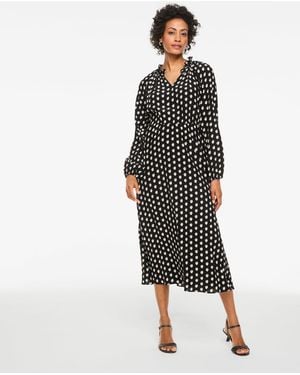 Talbots Fit & Flare Dress - Black