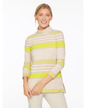 Talbots Supersoft Jersey Turtleneck T-shirt - Yellow