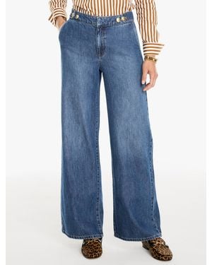 Talbots Supersoft Relaxed Trouser Jeans - Blue