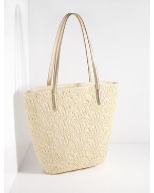 Talbots Straw Tote - Natural