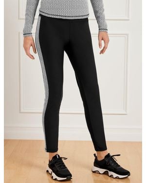 Talbots Fleeceback Leggings - Black