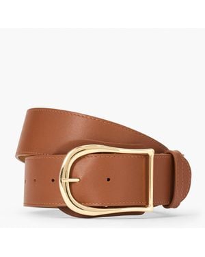 Talbots Equestrian Leather Belt - Brown