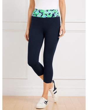 Talbots Everyday Stretch Pedal Pusher Pants Pants - Blue