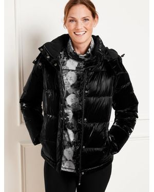 Talbots Convertible Puffer Jacket - Black