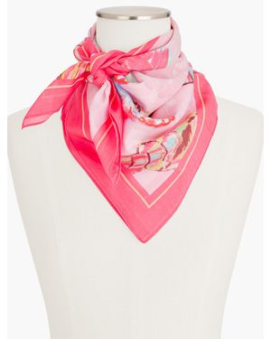 Talbots Underwater World Square Scarf - Pink