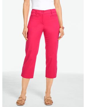 Talbots Heritage Twill Capri Trousers - Pink