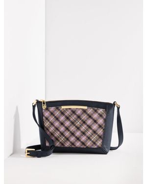 Talbots Darcy Leather Crossbody Bag - White