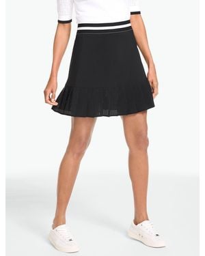 Talbots Lightweight Woven Stretch Skort - Black