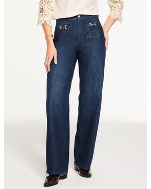 Talbots Relaxed Trouser Jeans - Blue