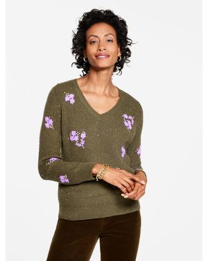 Talbots V-neck Sweater - Green