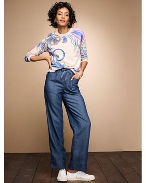 Talbots French Terry Sweatshirt - Blue