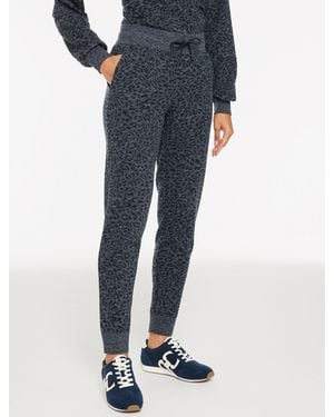 Talbots Cozy French Terry Jogger Pants - Blue